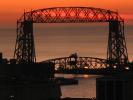 Duluth Aerial Lift Bridge, Harbor, Sunrise, CLED01_109