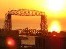 Duluth Aerial Lift Bridge, Harbor, Sunrise, CLED01_118