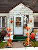 Ghost, Pumpkin, Autumn, Door, Steps, Decorations, CLED01_146