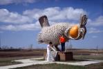 Prairie Chicken Statue, Roadside, Rothsay, CLEV01P04_14