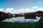 barn, outdoors, outside, exterior, rural, building, pond, reflection, CLKV01P03_10