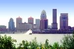 Louisville, Cityscape, skyline, building, skyscraper, Downtown, Outdoors, Outside, Exterior