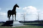 Horse Statue, Man O' War, Bronze, landmark, Kentucky Horse Park, Lexington, CLKV01P14_05