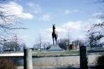 Horse Statue Man O' War, Bronze, landmark, Kentucky Horse Park, Lexington, CLKV01P14_06