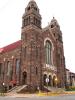 Church, Cathedral, brick building, steps, stairs, Marquette, CLMD01_050