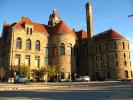 Bay City Hall, building, clock tower, cone, Michigan, CLMD01_180
