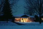 Home, House, Snow, Cold, Warren, night, nighttime, decorated, lights, CLMV01P01_01