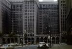 Downtown Detroit, cars, buildings, 1950s, CLMV01P13_12