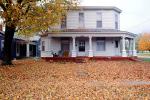 house, home, Building, domestic, domicile, residency, housing, autumn, porch, Clarksville, CLNV01P02_14