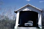 1876, Roseville, Covered Bridge, Parke County, Car, Automobile, Vehicle, 1963, 1960s