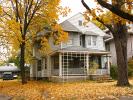 autumn, home, house, single family dwelling unit, building, domestic, domicile, residency, housing, CLOD01_061