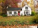 fall colors, Autumn, Trees, Vegetation, Flora, Plants, Exterior, Outdoors, Outside, home, house, single family dwelling unit, building, domestic, domicile, residency, housing, CLOD01_131