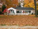 fall colors, Autumn, Trees, Vegetation, Flora, Plants, Exterior, Outdoors, Outside, home, house, single family dwelling unit, building, domestic, domicile, residency, housing, CLOD01_146