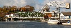 Bascule Lift Bridge, Ashtabula, Lake Erie, Panorama, CLOD01_215