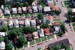 Homes, Street, Cars, Garage, Driveway, Intersection, Cincinnati, CLOV01P04_18