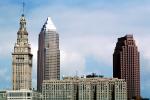 Cleveland, Terminal Tower, Commercial Office building, Cityscape, Skyline, Skyscraper, Downtown, 18 September 1997