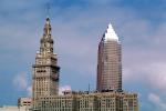Key Tower, Terminal Tower, Commercial Office building, Cityscape, Skyline, Skyscraper, Downtown, 18 September 1997