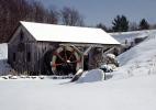 Water Wheel, Mill, Power, Sluice, bucolic, snow, ice, cold, Cottagecore, CLOV02P04_16