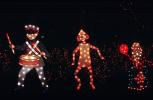 Christmas lights, figures, decorations, tinman, tin man, drummer, CLOV02P06_11