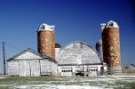Barn and Silo, snow, ice, cold, Frozen, Icy, Winter, building