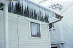 Icicle, home, house, cold ice, snow