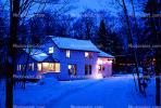 Home, House, Snow, Winter, Washington Island, CLWV01P04_02