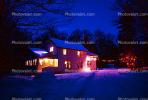 Home, House, Snow, Winter, Washington Island, CLWV01P04_10