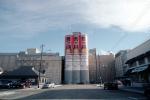 Budweiser Malt Plant, Big, huge, bottles, silo, landmark building, Manitowoc, CLWV01P12_08