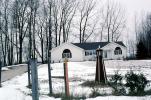 Building, snow, cold, home, house, bare trees, Kewanee, CLWV01P13_13