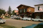Alpine Cafe, cars, buildings, New Glarus, 1950s, CLWV01P15_03