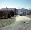 Home, house, car, garage, dirt driveway, rural, 1960s, CLWV01P15_18