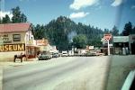 Conoco Gas Station, Shops, Highway, Roadway, Cars, Automobiles, Vehicles, Buildings, Black Hills, Custer, June 1967, 1960s, CMDV01P01_13