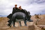 Boys, Stegosaurus, Dinosaur Park, Rapid City, CMDV01P02_05