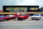 Ted Bill & Rick Hustead's, Wall Drug Store, Cafe, Cars, automobile, vehicles, 1960s