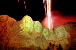 Fireworks over Mount Rushmore National Memorial