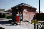 Two Women, friends, Boot Hill, Jail, Dodge City, 1950s, CMKV01P10_11