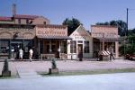 Shopts, buildings, Tonsorial Palace, Dodge City, 1950s