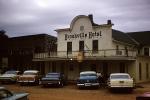 Brookville Hotel, cars, 1960s