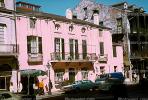 Balcony, Building, automobile, vehicles, Cars, French Quarter, VW-bug, 1960s, CMLV01P02_17.1729
