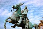 Jackson Square, Horse Statue, French Quarter, CMLV01P07_01.1729