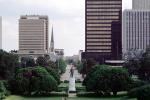 Statue, skyline, buildings, Baton Rouge, CMLV01P14_02