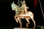 Golden Horse Statue, French Quarter, Joan of Arc Statue, Golden Horse, Decatur Saint, Place de France, the French Quarter, landmark, CMLV02P05_08
