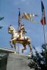 Joan of Arc Statue, Golden Horse, Decatur Saint, Place de France, the French Quarter, CMLV02P07_13