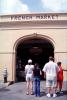 French Market, building, people, back, fire hydrant, the French Quarter, CMLV02P07_19
