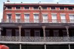 Balcony, Guardrail, Building, the French Quarter, CMLV02P08_04