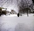 Sidewalk deep in snow, homes, houses, suburbs, CMMV01P02_13