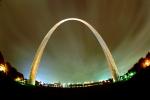 The Gateway Arch, Night, Nighttime, Exterior, Outdoors, Outside, CMMV01P08_19