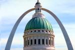 Dome, Saint Louis Historical Old Courthouse, The Gateway Arch