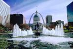 Dome, Saint Louis Historical Old Courthouse, The Gateway Arch, Water Fountain, aquatics, Exterior, Outdoors, Outside, CMMV01P10_02.1729