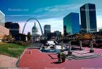 The Gateway Arch, Cityscape, Skyline, Buildings, Skyscraper, Downtown, Outdoors, Outside, Exterior, CMMV01P10_17.1729
